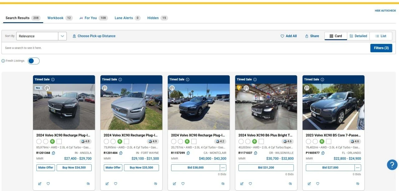 Способы покупки автомобиля на аукционе Manheim